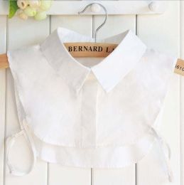 pearl diamond white shirt fake collar (Color: 39)