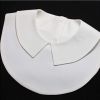 pearl diamond white shirt fake collar