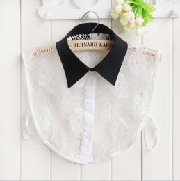 pearl diamond white shirt fake collar (Color: 23)