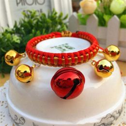 Adjustable Woven Collars (Color: 13 Red Gold)
