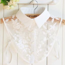 pearl diamond white shirt fake collar (Color: 33)