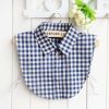 pearl diamond white shirt fake collar