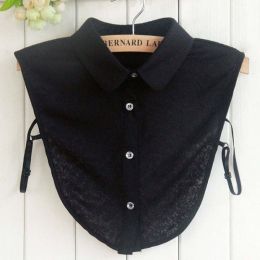 pearl diamond white shirt fake collar (Color: 36)