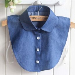 pearl diamond white shirt fake collar (Color: 10)