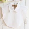 pearl diamond white shirt fake collar
