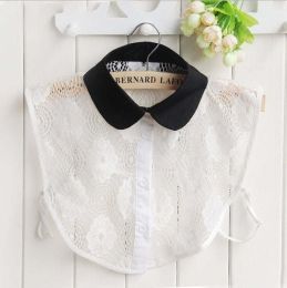 pearl diamond white shirt fake collar (Color: 24)
