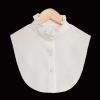 pearl diamond white shirt fake collar