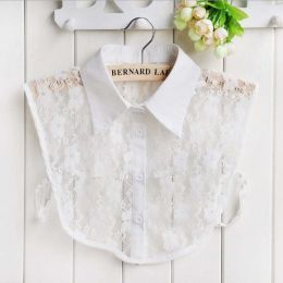 pearl diamond white shirt fake collar (Color: 32)