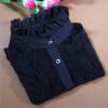 pearl diamond white shirt fake collar