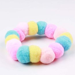 Pet Plush Ball Candy Necklace (Color: G 1052)