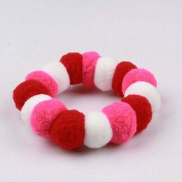 Pet Plush Ball Candy Necklace (Color: B 366)