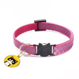 cat head pendant cat collar (Color: 17 201452310)