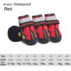 Wholesale 4pcs/set reflective waterproof dog shoes