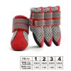 Wholesale 4pcs/set reflective waterproof dog shoes