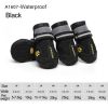 Wholesale 4pcs/set reflective waterproof dog shoes