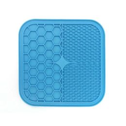 Wholesale Pet Mat Slow Food Bowl (Color: Blue)