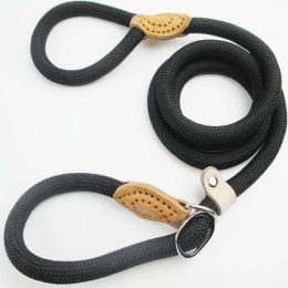 Wholesale Braided Adjustable Ring Collars (Color: Black)
