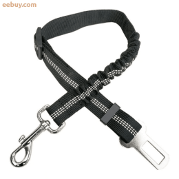 Wholesale Car Elastic Safety pet Leash (Color: Black)