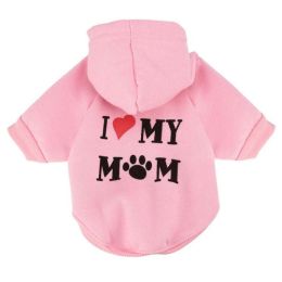 pet cat jacket to keep warm (Color: MOM Pink)