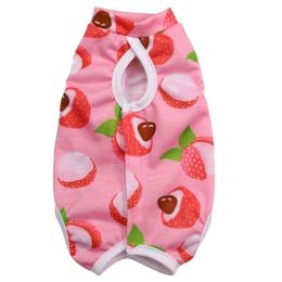 cat rehabilitation surgical gown (Color: Lychee-L)