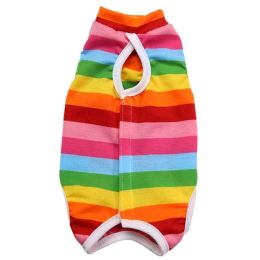cat rehabilitation surgical gown (Color: Colorful-L)