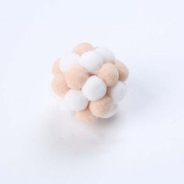 Color Handmade Bouncy Ball Kitten Toys (Color: 6)