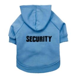 pet cat jacket to keep warm (Color: light blue)