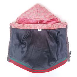 Classic Pattern Dog Jacket (Color: Pink)