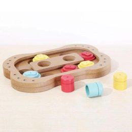 Pet Interactive IQ Training Toys (Color: Bone type)