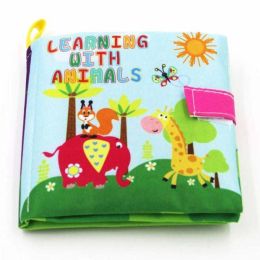 children cloth book animal style (Color: Animal)