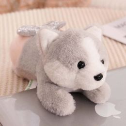 funny animals plush pendant toy (Color: Grey Dog)