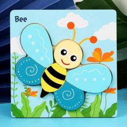 Children's wooden puzzle (Color: bee)