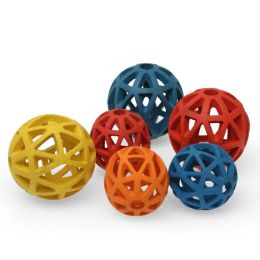 pet toy leaking hollow ball (Color: Blue)