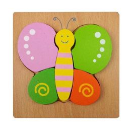 Children's wooden puzzle (Color: Butterfly)