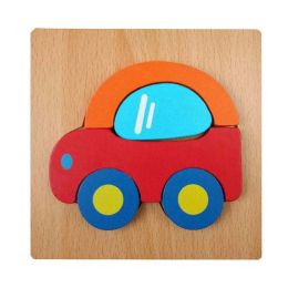 Children's wooden puzzle (Color: Car)