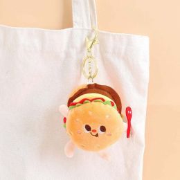 Burger Fries Plush Pendant Toy (Color: new burger)