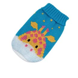 Christmas cat and dog sweaters (Color: blue deer)