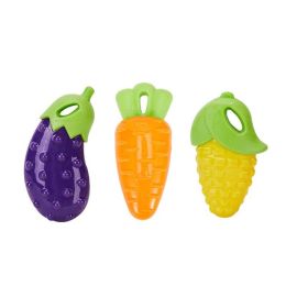 Corn Eggplant Molar Dog Voice Toy (Color: Corn)
