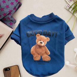 Dog Teddy Bear T-Shirt (Color: Navy)
