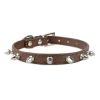 Pet Leather Spike Nail Collars