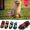 Wholesale 4pcs/set reflective waterproof dog shoes