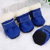 Wholesale 4 Pack Winter Dog Pet Shoes Anti Ski Floor Boots