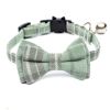 Cotton Plaid Cat Collar Collar