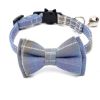Cotton Plaid Cat Collar Collar