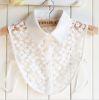 pearl diamond white shirt fake collar