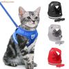 reflective cat harness and leash set